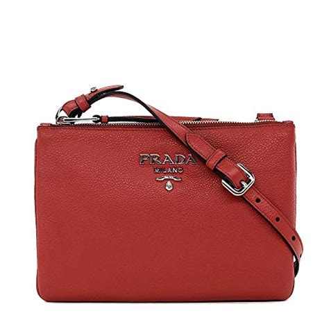 prada crossbody vitello red|Prada silver crossbody handbags.